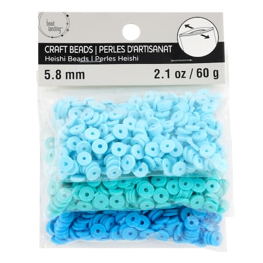12 Pack: Turquoise PVC Rondelle Spacer Heishi Beads, 5.8mm by Bead Landing™